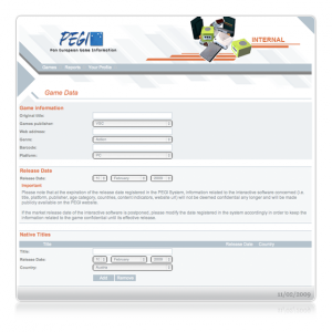 PEGI Age Rating System